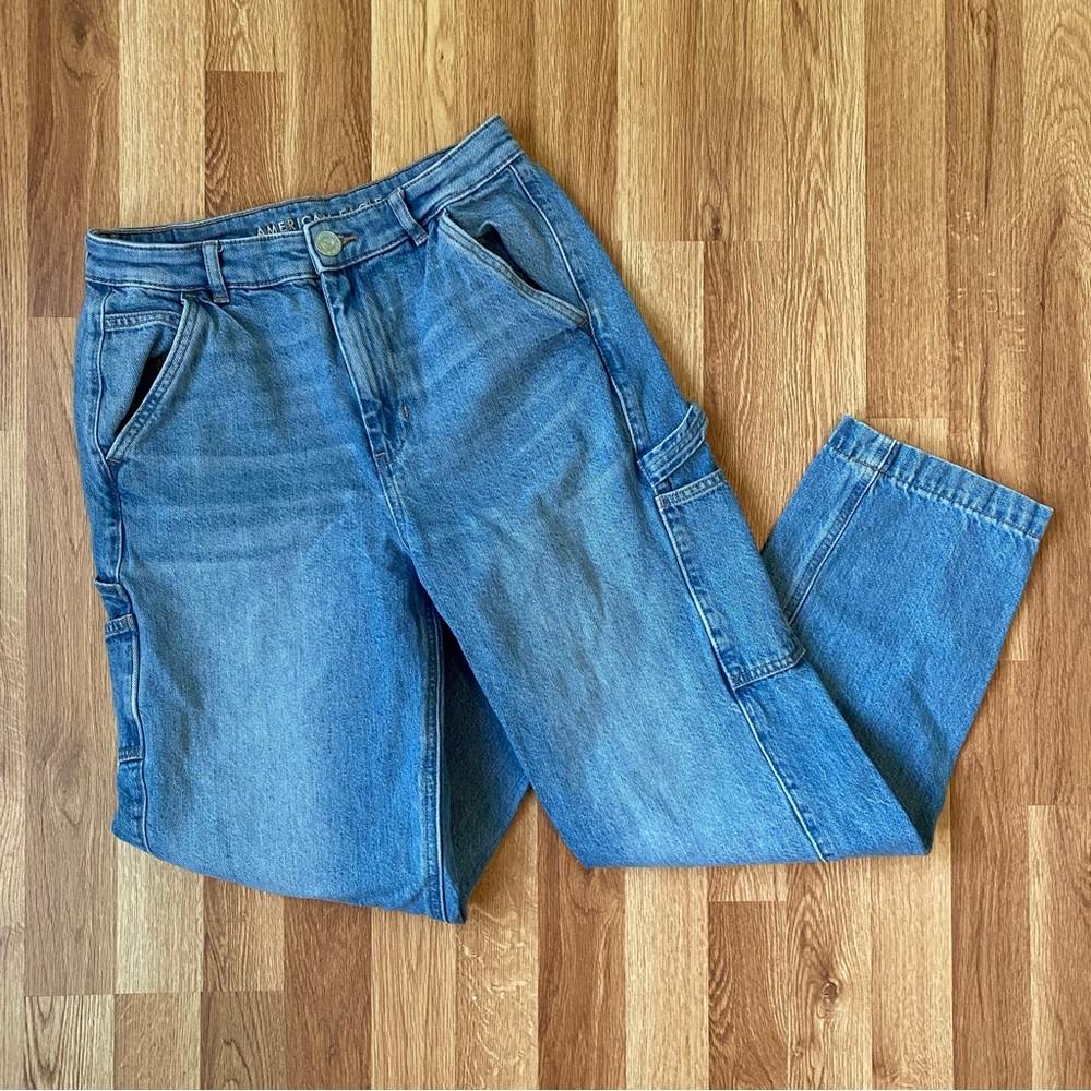 Highest-Rise 90s Boyfriend Cargo AE Jeans